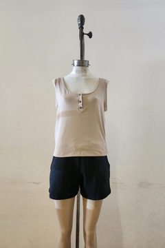 #3026 Musculosa algodon con lycra con cartera "Plus"