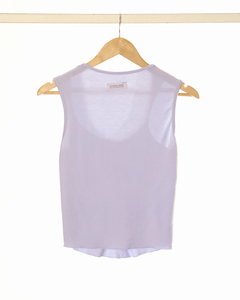 #2945 Musculosa crepe viscosa con lycra. frunce y etiqueta "Iguazu"