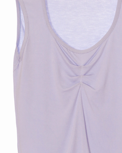 #2945 Musculosa crepe viscosa con lycra. frunce y etiqueta "Iguazu" - Bluming