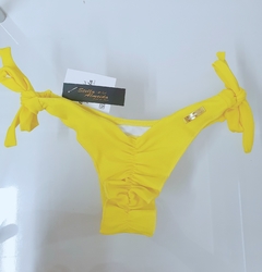 Biquíni digital Brasil Calcinha Empina Bumbum de amarrar amarelo - comprar online