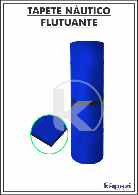 Tapete-Flutuante-Modular-Bicolor-com-Acessórios-na-cor-Azul-e-Preto