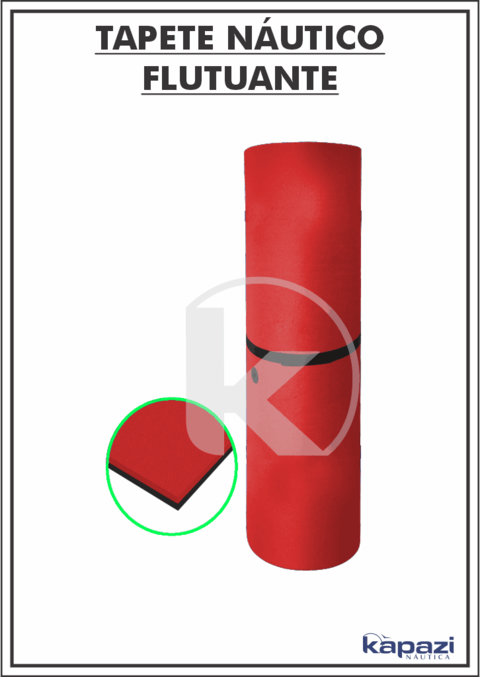 Tapete-Flutuante-Modular-Bicolor-com-Acessórios-cor-Vermelho-Preto