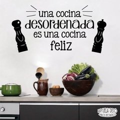 Una cocina desordenada es una cocina feliz