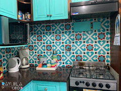 8 azulejos cyan en 19,7 x 19,7 cm OUTLET - comprar online