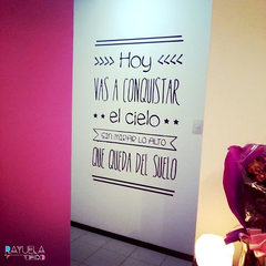 Hoy vas a conquistar el cielo - comprar online