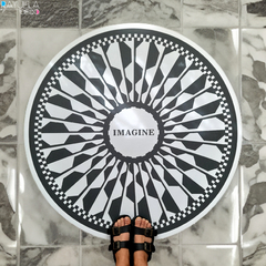 Alfombra vinilica Imagine circular - comprar online