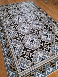 Alfombra vinilica Jazmin 98 x 60 cm.