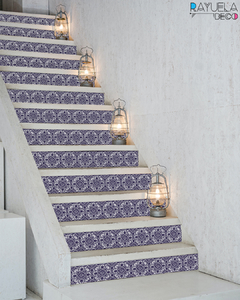 Guardas para escalera Mandala blue