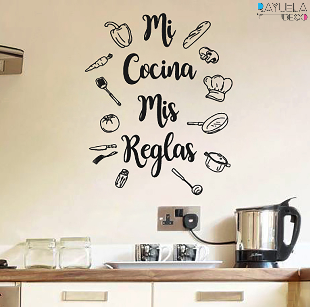 Vinilo Reglas de la Cocina 