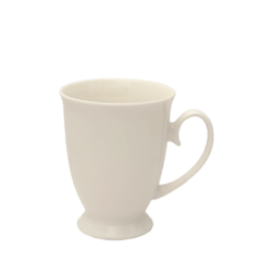 Taza con pie porcelana, 300 ml