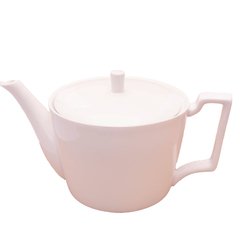 Tetera conica porcelana blanca - comprar online