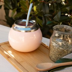 Mate rosa con bombilla - tienda online