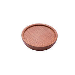 Posa taza/vaso / Base madera circular madera 8 cm