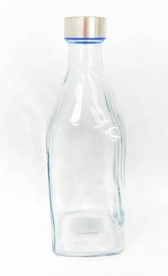 Botella cuadrada lisa