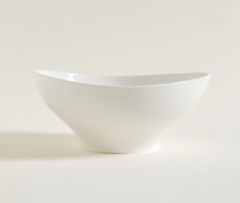 Bowl de ceramica irregular blanco