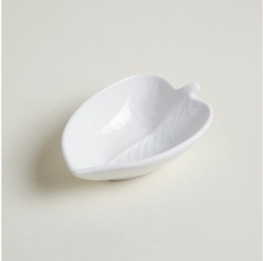 Bowl porcelana hoja mini 13x9 cm