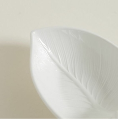 Bowl porcelana hoja mini 13x9 cm - comprar online