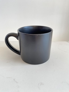 Taza negra satinada 250 ml