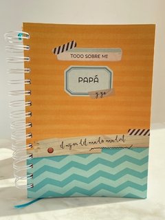 Cuaderno "todo sobre mi papa"
