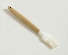 Pincel de silicona cream mango de madera 27cm - comprar online