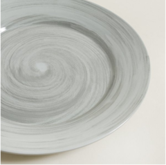 Plato / bandeja de bamboo estampada 32 cm diametro - comprar online