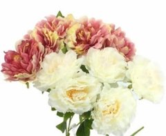 Ramo de Peonias x 5 flores - largo 49 cm - ADOREE BAZAR & DECO