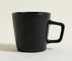 Taza/mug recto negro satinado