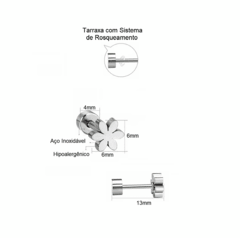 Brinco de Aço Margarida