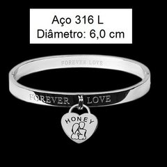 Pulseira Amor Eterno em Aço 