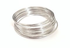 10 Pulseiras Rígidas 2mm Polidas Aço Inox Cirúrgico 316 L - comprar online