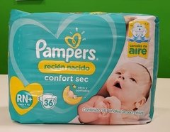 Pañal Pampers Confortsec RN+ x36