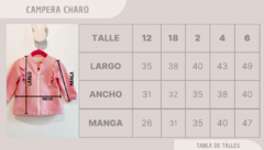 Campera CHARO rosa - tienda online