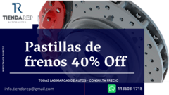 Pastillas de frenos 40% Off - Las mejores marcas a los precios mas bajos