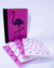 Fichário A5 MDF Encadernação Midori - Coleção Flamingo