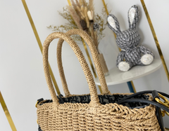 Bolsa CD wickher basket beach - comprar online