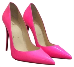 SCARPIN ROSA PINK VERNIZ SALTO 12CM - comprar online