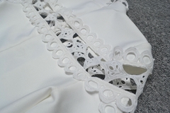 Vestido vazado manga longa bandage - comprar online
