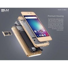 Smartphone Blu Vivo 5 Mini V050EQ 3G Dual Sim Tela 4.0" 8GB Câm. 5MP/3.2MP ANATEL - loja online