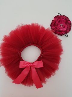 Image of Tutu para bebé con bandita incluida