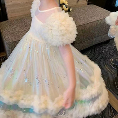 Dress white princess - Little Princess by Paulina Donatt