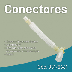 COVIDIEN - Cód. 331/5661 • Conector - Extensión flexible con giro 360º