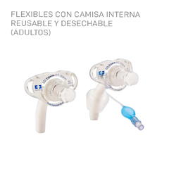 COVIDIEN / SHILEY - Cánulas de Traqueostomía Adultos Flexibles con camisa Interna Reusable y Desechable