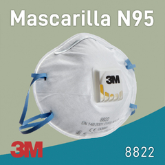 3M - Mascarilla 8822 - N95