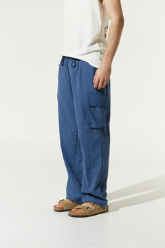 PANTALON CARGO ATLAS AZUL - comprar online