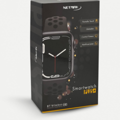 Reloj Smartwatch Plus+ Negro Bluetooth Android Ios Netmak en internet