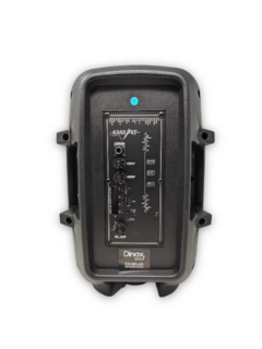 Parlante Portátil Bluetooth Luces Led Usb 800w DINAX Milan Full Color Negro en internet