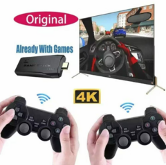 Consola de vídeo para juegos arcade DKD 4K Ultra HD integrada con 10000 juegos clásicos Retro (64 GB) con controlador inalámbrico dual para TV - tienda online