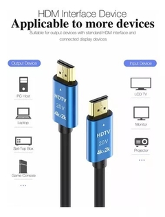 Cable HDMI-HDMI De Alta Definicion 4k 3 Mts