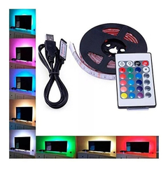 Tira Led Rgb 5050, Conexión Usb 2mts - Tv Smart/Pc