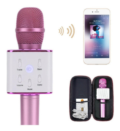 Microfono Bluetooth Karaoke Inalambrico Q7 - comprar online